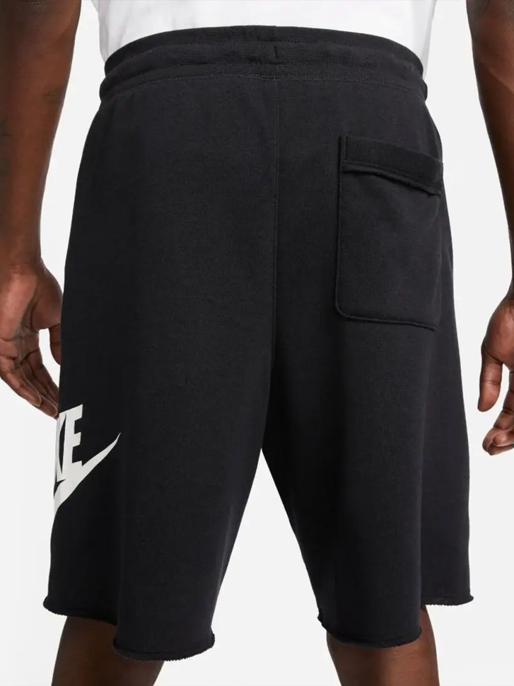 Шорти чоловічі Nike M NK CLUB ALUMNI HBR FT SHORT чорні DX0502-010 изображение 3