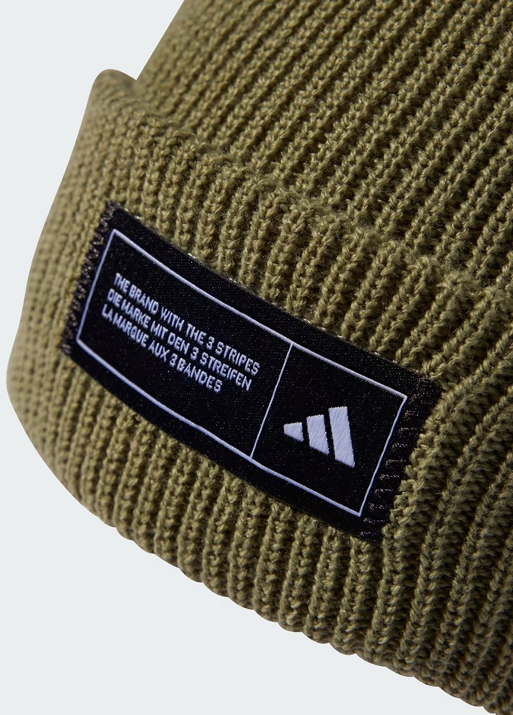 Шапка  Adidas ESS BEANIE CUFF хаки IY5257 изображение 3