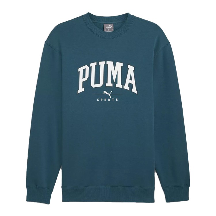 Толстовка чоловіча Puma PUMA SQUAD Crew FL зелена 68179422 изображение 1