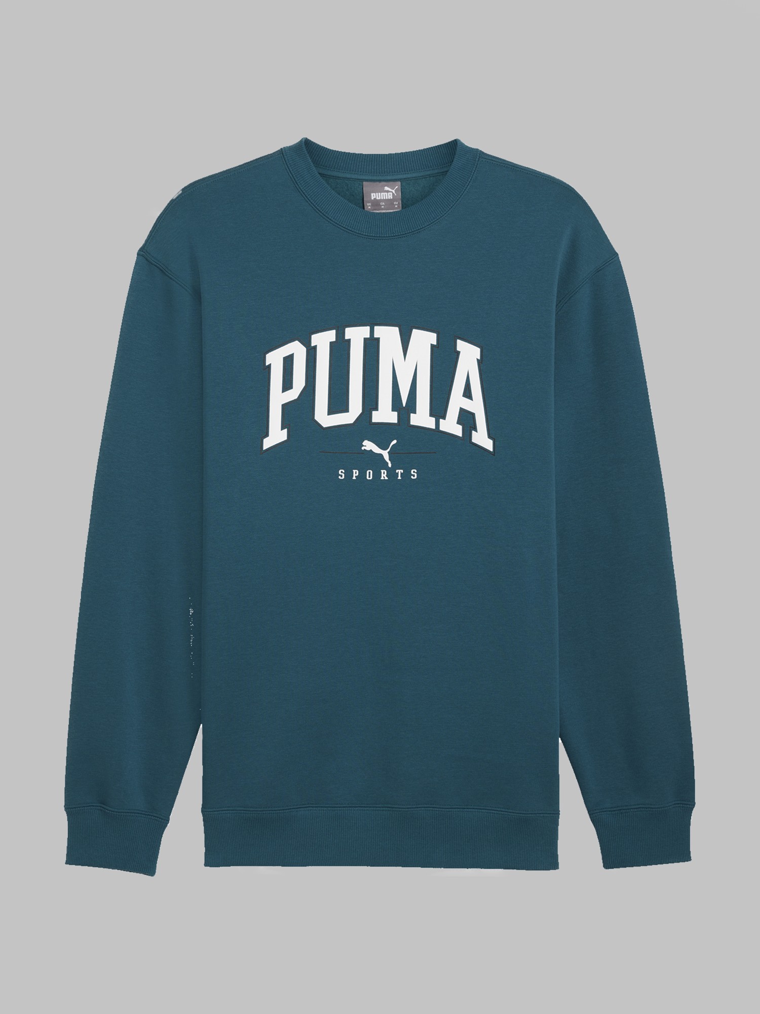 Толстовка мужская Puma PUMA SQUAD Crew FL зеленая 68179422 изображение 7