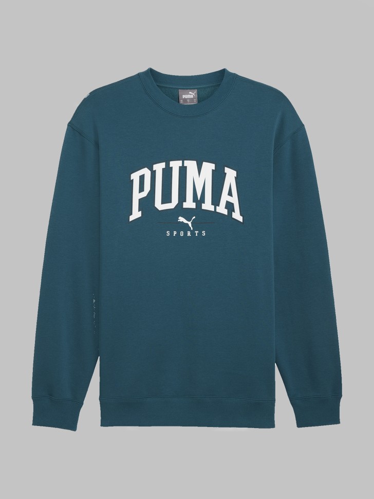Толстовка чоловіча Puma PUMA SQUAD Crew FL зелена 68179422 изображение 7
