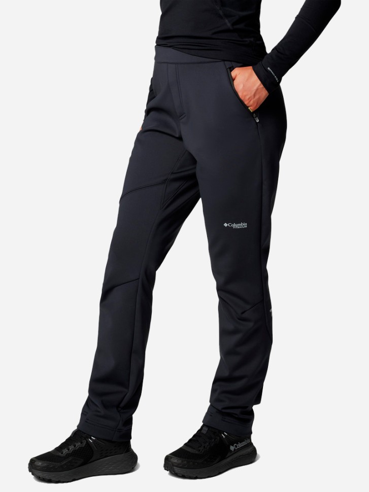 Брюки женские Columbia Vast Canyon™ High-Rise Softshell Pant черные 2105831-010 изображение 5