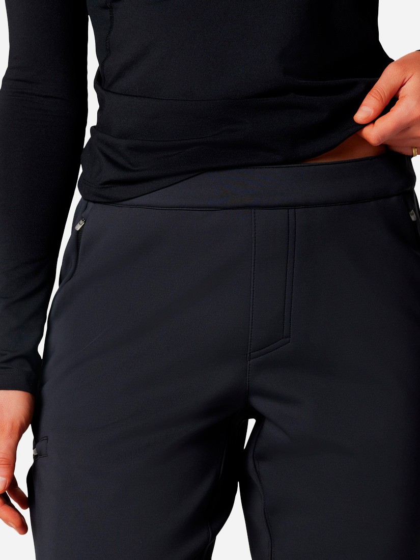 Штани жіночі Columbia Vast Canyon™ High-Rise Softshell Pant чорні 2105831-010 — фото 3