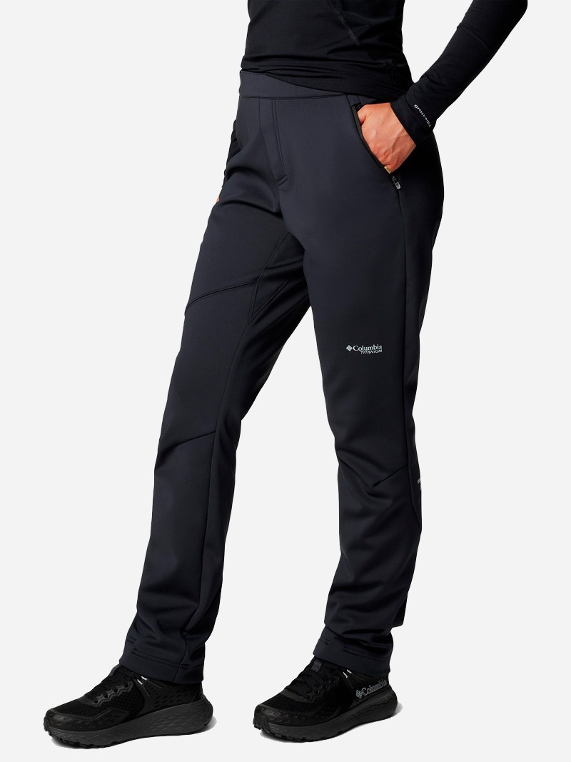 Брюки женские Columbia Vast Canyon™ High-Rise Softshell Pant черные 2105831-010 изображение 6