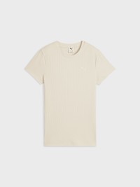 Футболка жіноча Puma ESS ELEVATED Tee бежева 68502187 изображение 5