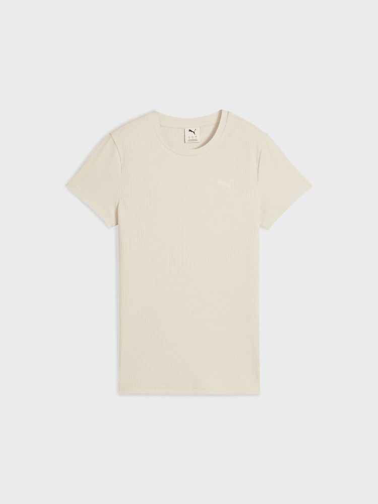 Футболка жіноча Puma ESS ELEVATED Tee бежева 68502187 изображение 5
