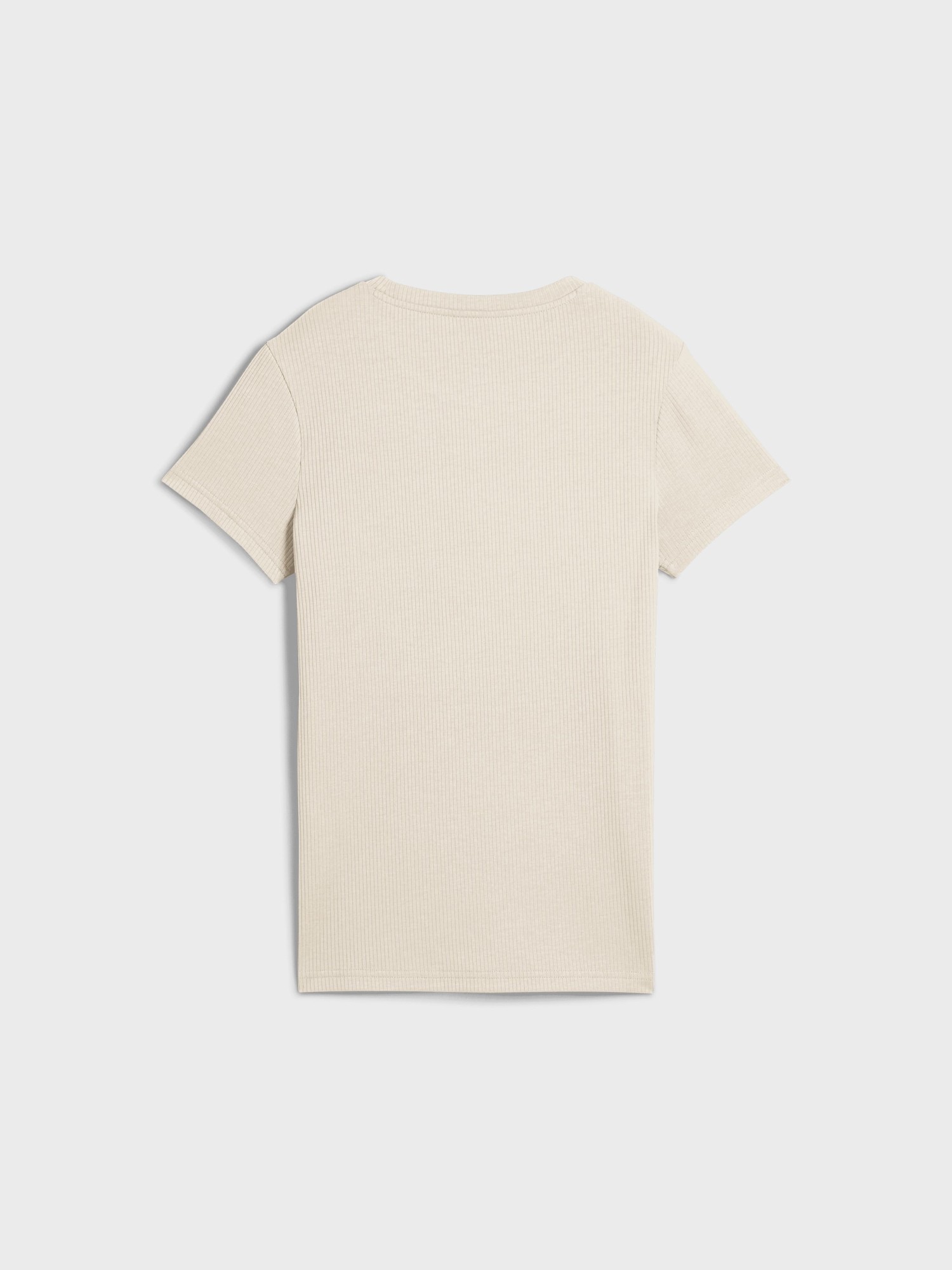 Футболка женская Puma ESS ELEVATED Tee бежевая 68502187 изображение 6