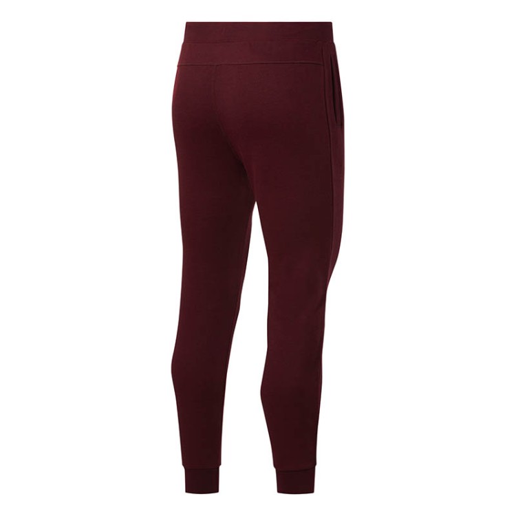 Брюки мужские Reebok Training Essentials Melange бордовые FU3234 изображение 2