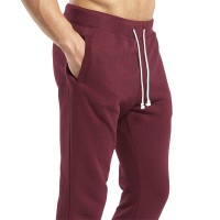 Брюки мужские Reebok Training Essentials Melange бордовые FU3234 изображение 4