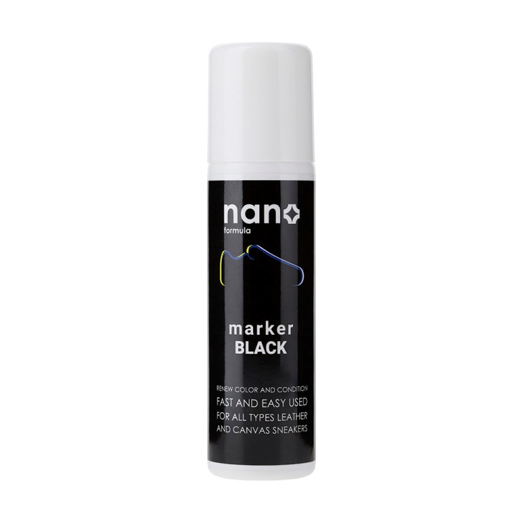 Крем-Маркер для обуви черный 75 мл Nano formula 553102