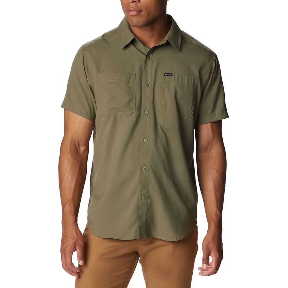 Рубашка мужская Columbia Silver Ridge™ Utility Lite Short Sleeve хаки 2030721-397