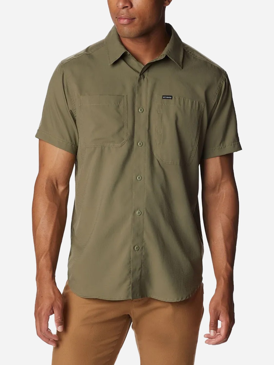 Рубашка мужская Columbia Silver Ridge™ Utility Lite Short Sleeve хаки 2030721-397 изображение 2