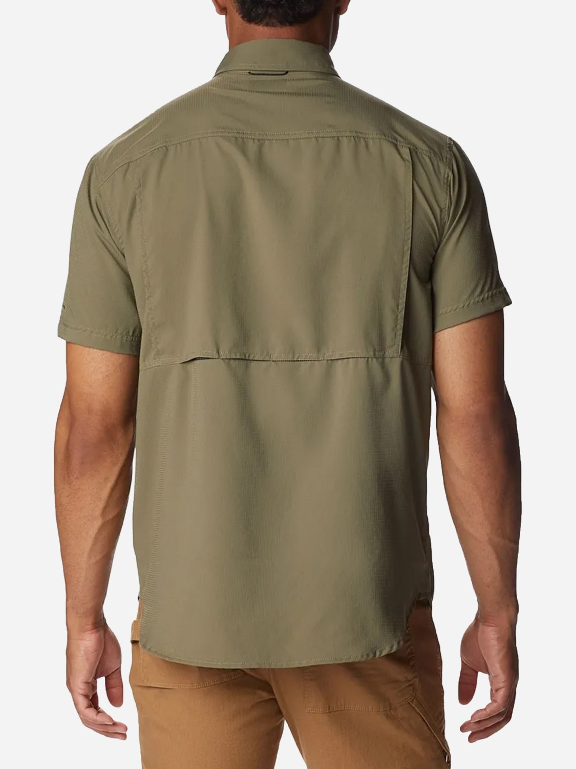 Рубашка мужская Columbia Silver Ridge™ Utility Lite Short Sleeve хаки 2030721-397 изображение 4