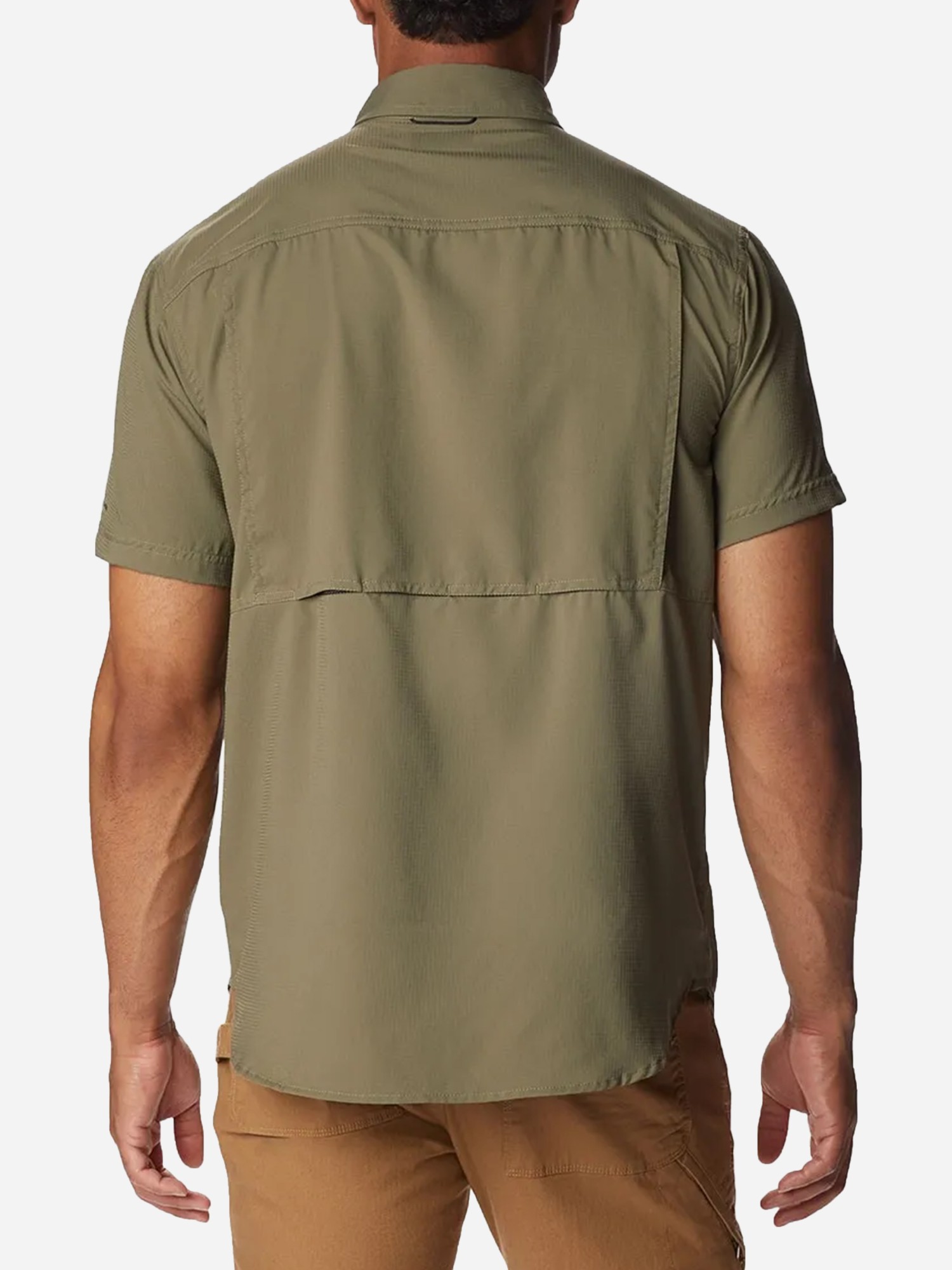 Рубашка мужская Columbia Silver Ridge™ Utility Lite Short Sleeve хаки 2030721-397 изображение 4