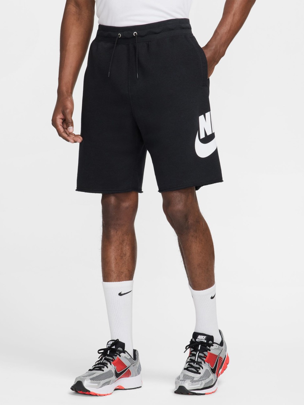 Шорти чоловічі Nike M NK CLUB ALUMNI FT SHORT чорні FQ4950-010 — фото 2
