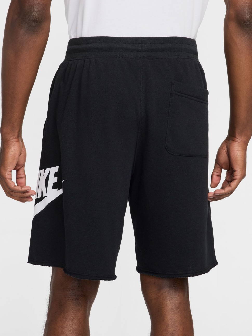 Шорти чоловічі Nike M NK CLUB ALUMNI FT SHORT чорні FQ4950-010 — фото 4