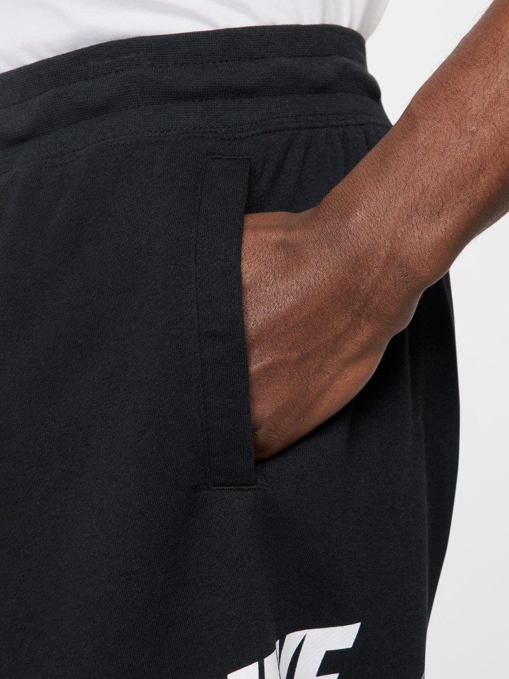 Шорты мужские Nike M NK CLUB ALUMNI FT SHORT черные FQ4950-010 изображение 5