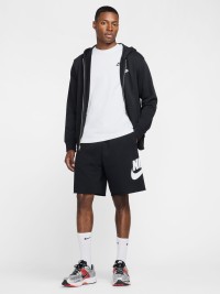 Шорты мужские Nike M NK CLUB ALUMNI FT SHORT черные FQ4950-010 изображение 8