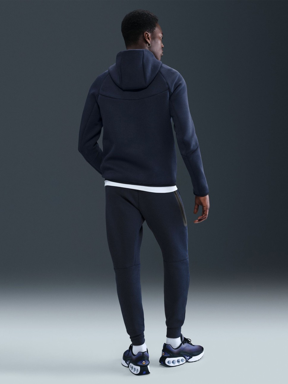 Штани чоловічі Nike M NK TCH FLC JGGR темно-сині HV0959-451 — фото 6