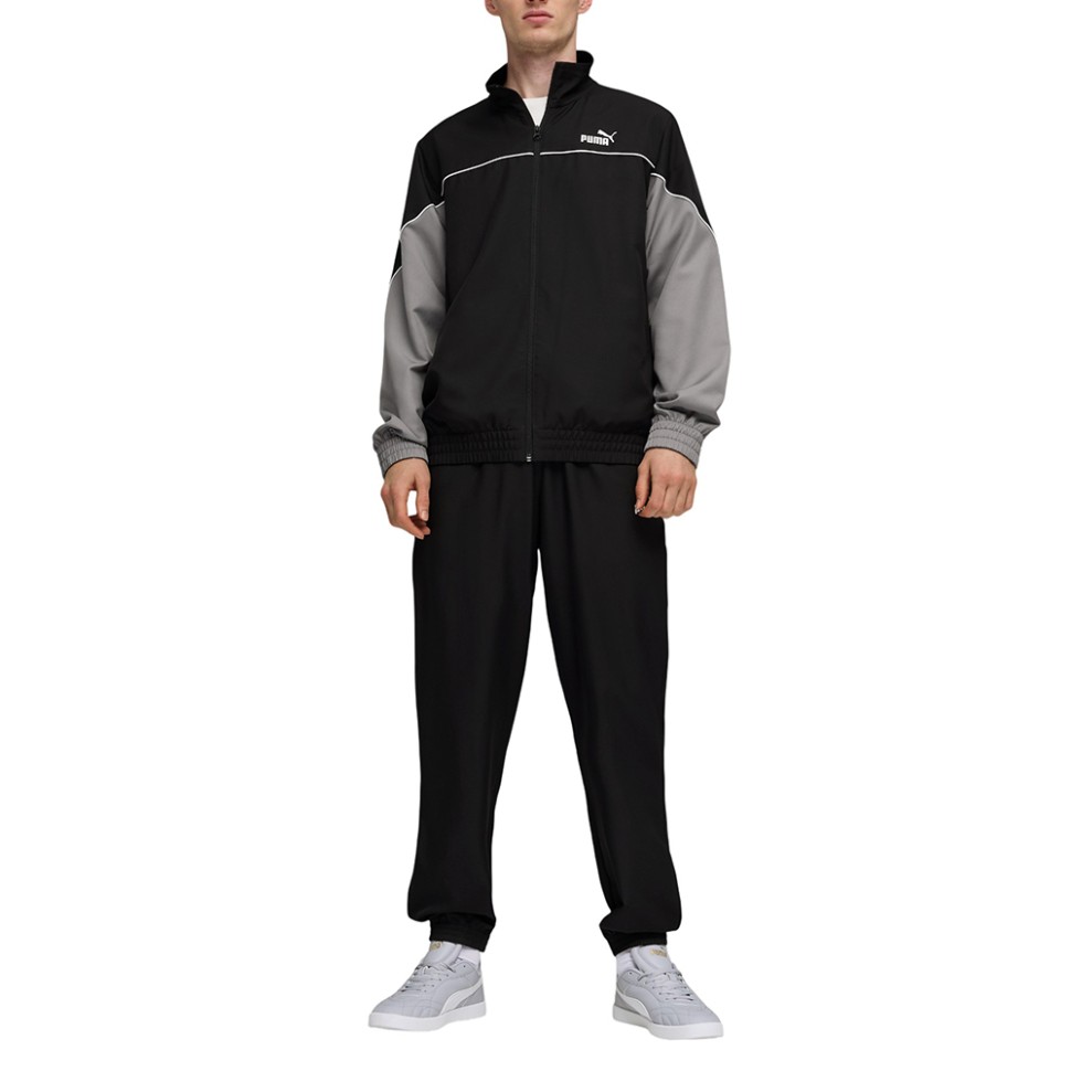Костюм чоловічий Puma Woven Colorblock Suit чорний 69177201 — фото 1