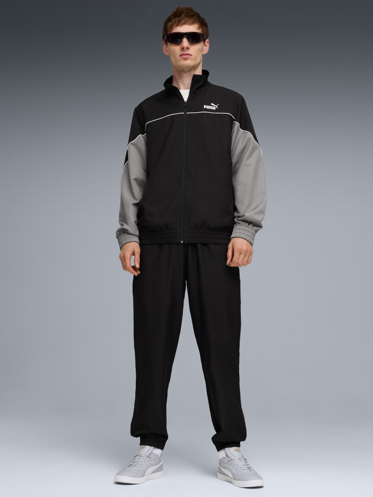 Костюм мужской Puma Woven Colorblock Suit черный 69177201 изображение 2