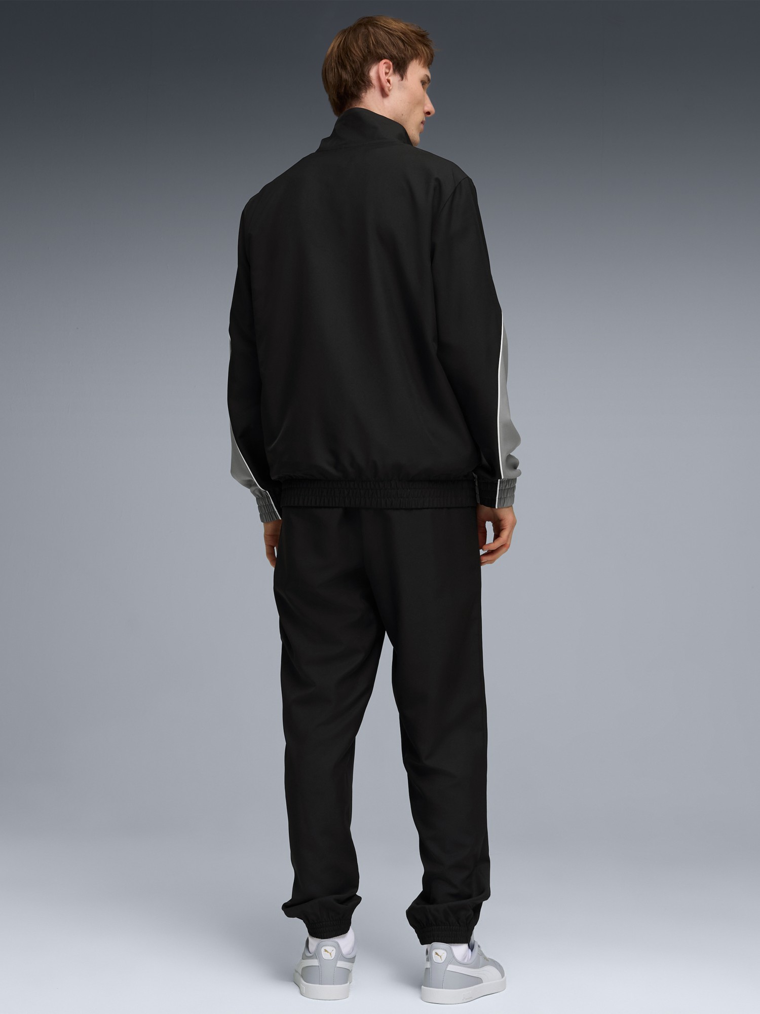 Костюм мужской Puma Woven Colorblock Suit черный 69177201 изображение 3