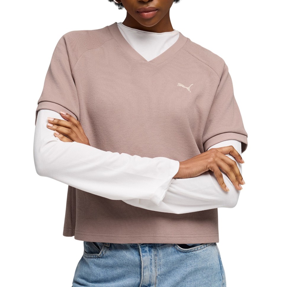 Футболка женская Puma CLASS Relaxed Pinnacle Tee мокко 69187288 — Sport City Футболка женская Puma CLASS Relaxed Pinnacle Tee мокко 69187288