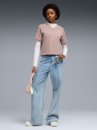 Футболка жіноча Puma CLASS Relaxed Pinnacle Tee мокко 69187288 изображение 4