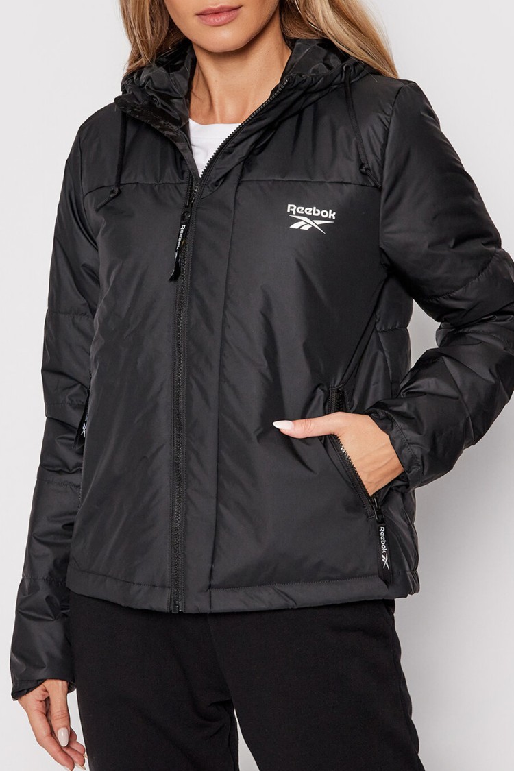 Куртка жіноча Reebok Ow Tw+Grphn Pad Jckt чорна GU5770 изображение 2