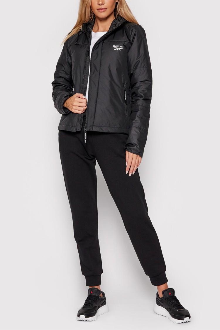 Куртка жіноча Reebok Ow Tw+Grphn Pad Jckt чорна GU5770 изображение 3