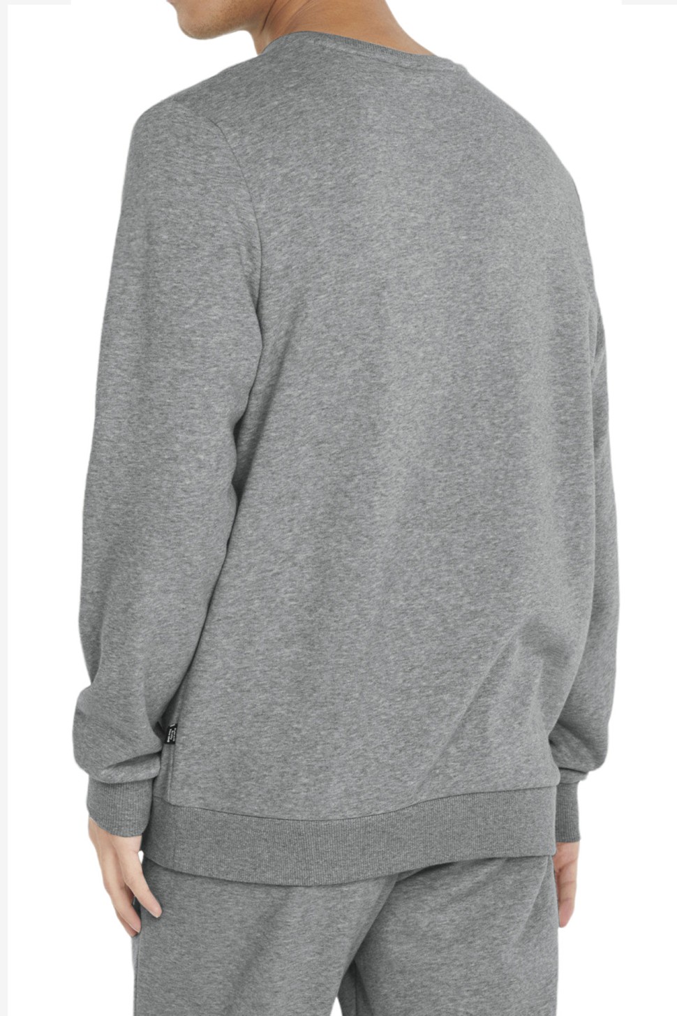 Толстовка мужская Puma Puma Power Logo Crew серая 84737703 — фото 3