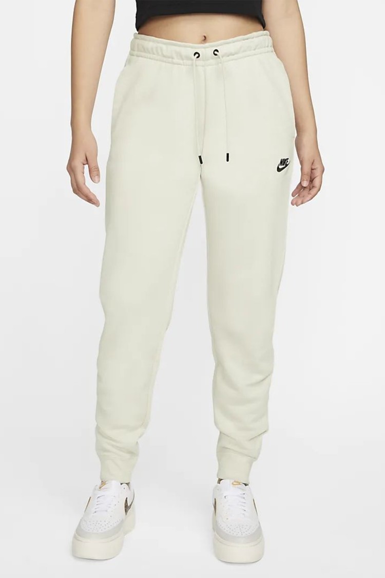 Штани жіночі Nike W Nsw Essntl Pant Reg Flc Mr бежеві DX2320-104 изображение 2