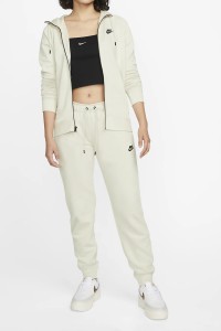 Штани жіночі Nike W Nsw Essntl Pant Reg Flc Mr бежеві DX2320-104 изображение 4