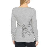 Толстовка женская Asics GRAPHIC CREW (W) серая 126296-0714 изображение 2