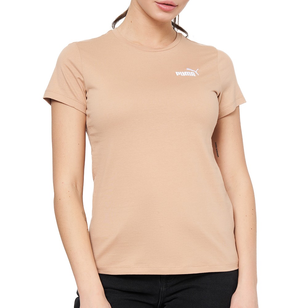 Футболка женская Puma ESS+ Embroidery Tee бежевая 84833189 изображение 1