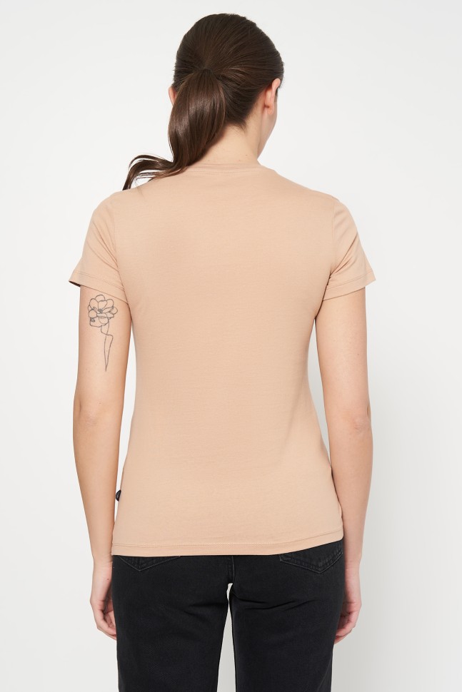 Футболка женская Puma ESS+ Embroidery Tee бежевая 84833189 изображение 3