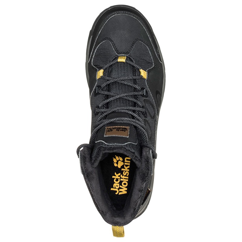 Ботинки мужские Jack Wolfskin COLD TERRAIN TEXAPORE MID M черные 4020501-6000 изображение 2