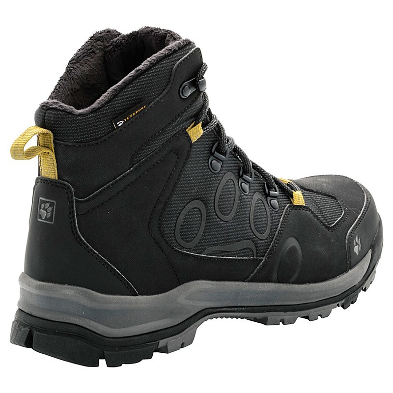 Ботинки мужские Jack Wolfskin COLD TERRAIN TEXAPORE MID M черные 4020501-6000 — фото 4