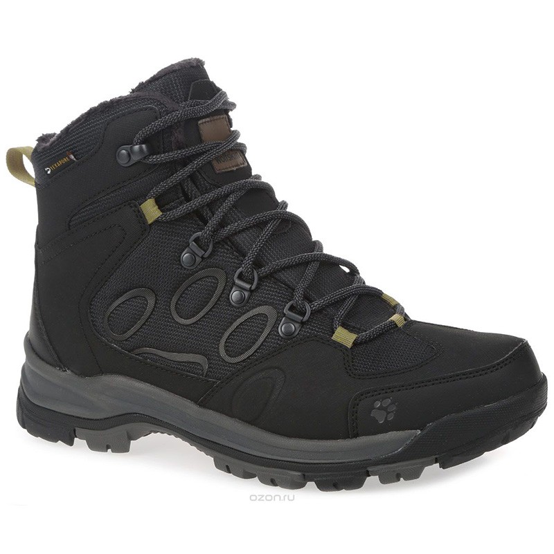 Ботинки мужские Jack Wolfskin COLD TERRAIN TEXAPORE MID M черные 4020501-6000 — фото 1