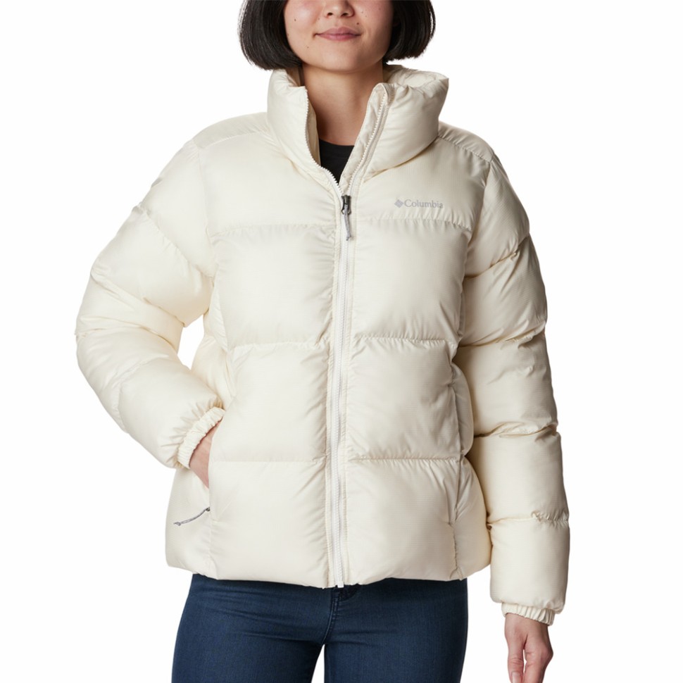 Куртка жіноча Columbia Puffect™ Jacket біла 1864781-191 — фото 1