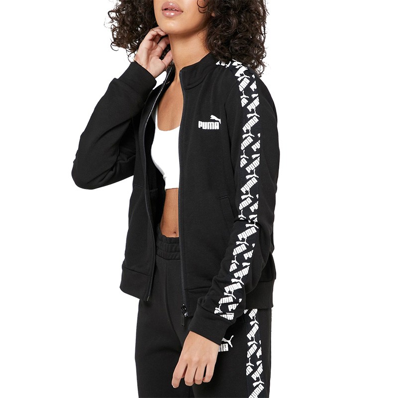 Толстовка жіноча Puma Amplified Track Jacket TR чорна 58121901  — фото 2