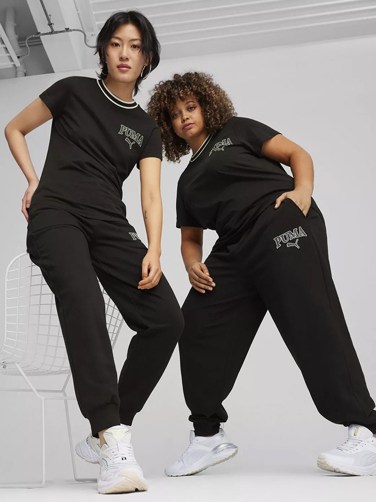 Футболка жіноча Puma SQUAD Tee чорна 67789701 — фото 5