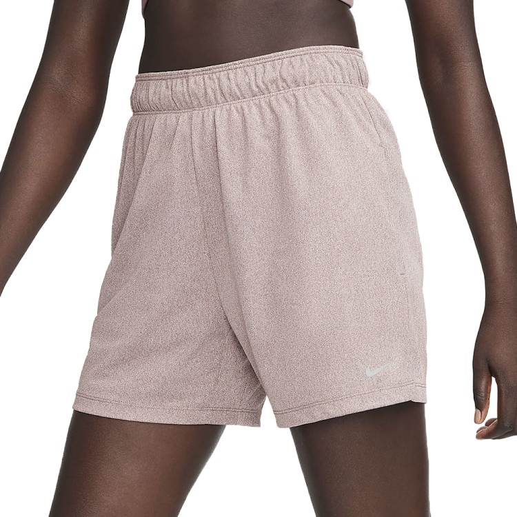 Шорты женские Nike W NK ATTACK DF MR 5IN SHORT коричневые DX6024-208