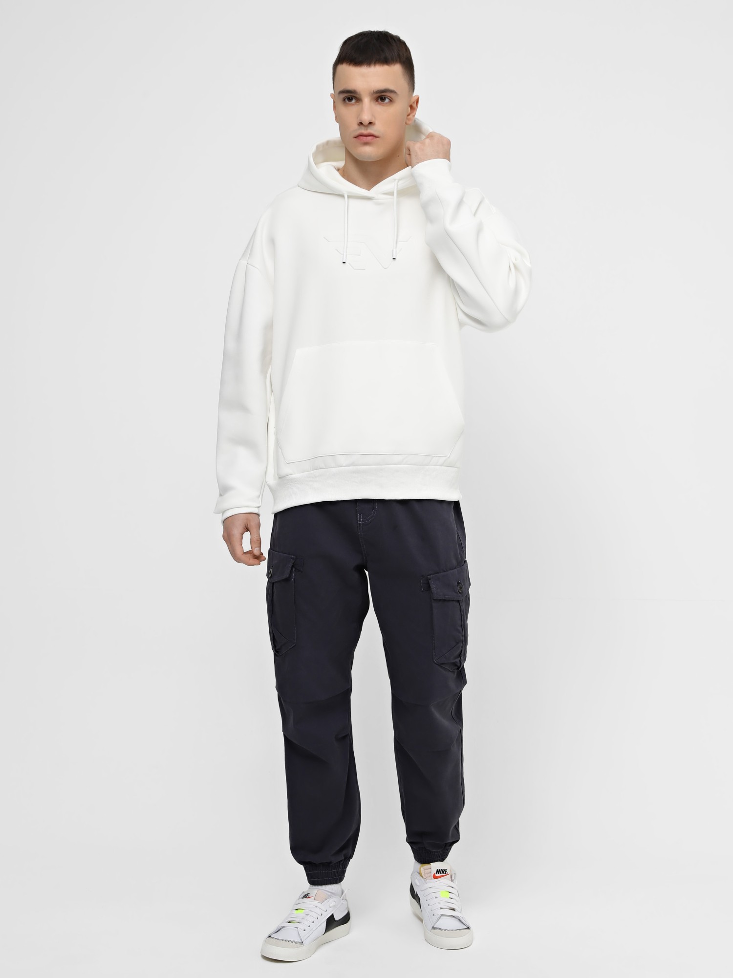 Толстовка чоловіча Evoids Kaveht молочна 552437-121 изображение 3