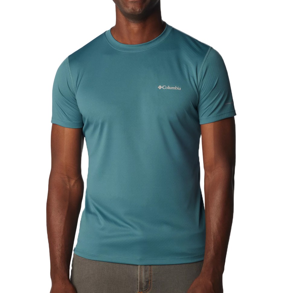 Футболка чоловіча Columbia ZERO RULES™ SHORT SLEEVE SHIRT бірюзова 1533313-336 — Sport City Футболка чоловіча Columbia ZERO RULES™ SHORT SLEEVE SHIRT бірюзова 1533313-336