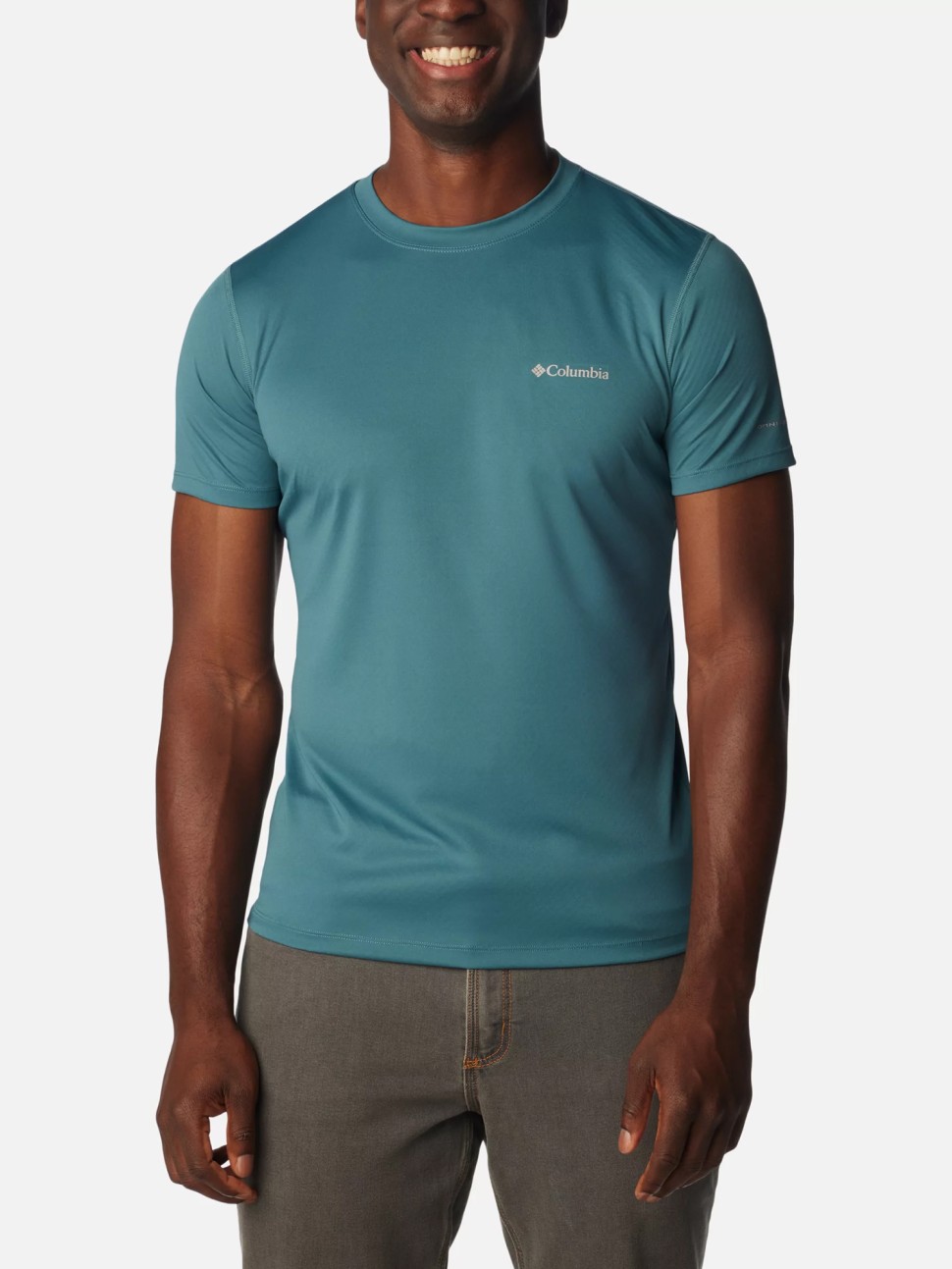 Футболка чоловіча Columbia ZERO RULES™ SHORT SLEEVE SHIRT бірюзова 1533313-336 — фото 2 — Sport City Футболка чоловіча Columbia ZERO RULES™ SHORT SLEEVE SHIRT бірюзова 1533313-336 — фото 2