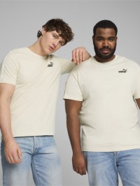 Футболка мужская Puma ESS+ Tape Tee молочная 84738287 изображение 3