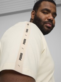Футболка мужская Puma ESS+ Tape Tee молочная 84738287 изображение 5
