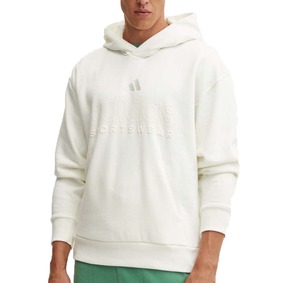 Толстовка чоловіча Adidas M A SZN G HD біла IY6594 — фото 1