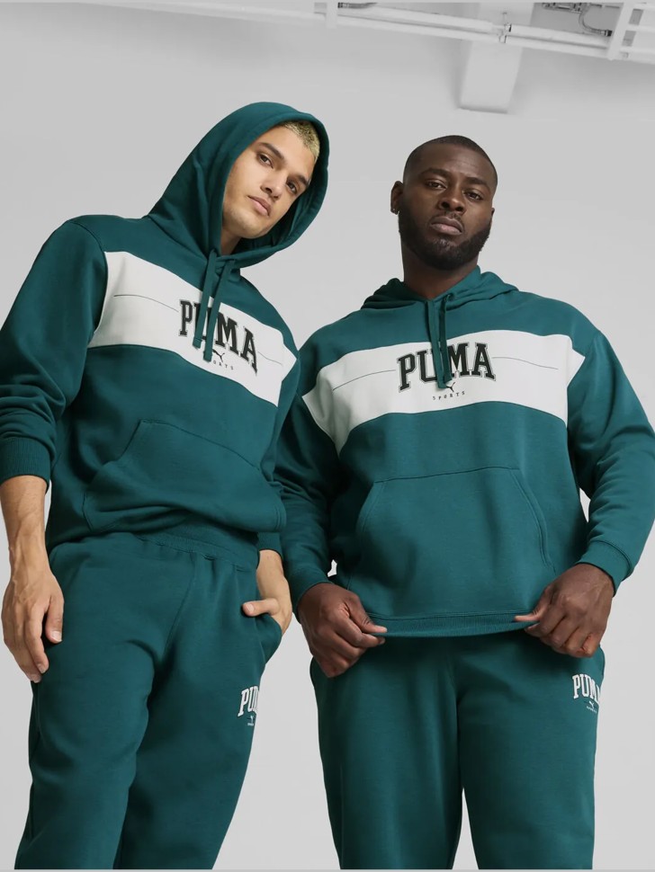 Толстовка чоловіча Puma PUMA SQUAD Hoodie FL зелена 68179622 изображение 3
